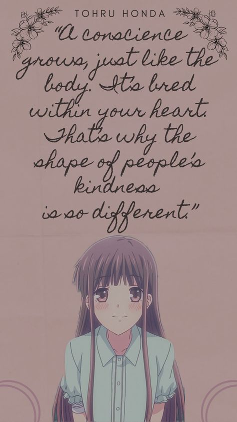 Fruit Baskets Wallpapers, Fruits Basket Quotes Aesthetic, Yuki Sohma Quotes, Tohru Honda Aesthetic, Fruit Basket Anime Wallpaper Aesthetic, Fruits Basket Aesthetic Poster, Tohru Honda Quotes, Fruits Basket Wallpaper, Basket Wallpaper