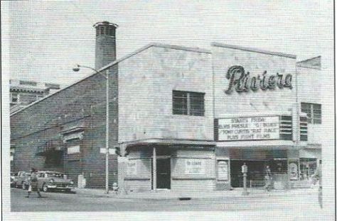 The "Rivera Theatre" corner of 12th and Meridian Street. Anderson, Indiana. circa 60's Anderson Indiana, Madison County, Chicago Travel, Chicago Restaurants, Iconic Buildings, Home Again, Celebrity Tattoos, Local History, Wedding Humor