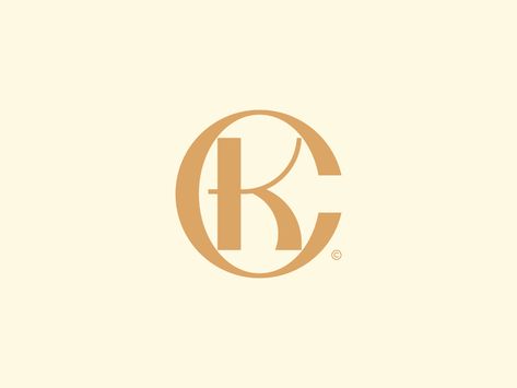 CK Monogram by RistaDesign on Dribbble Ck Monogram Logo, Kc Monogram, Kc Logo, Bride Things, Ck Monogram, Property Logo, Ck Logo, Clever Logo, Monogram Logo Design