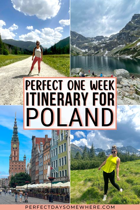 One Week In Poland, Poland Itinerary Travel, Travel To Poland, Poland Bucket List, Poland Itinerary, Poland Trip, Poland Vacation, One Week Itinerary, Polish Mountains