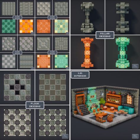 Minecraft 1.21, Minecraft Vault, Minecraft Floor Designs, Minecraft Building Blueprints, Minecraft Hacks, Minecraft Steampunk, Marvel Retro, Minecraft Seeds, Rumah Minecraft Sederhana