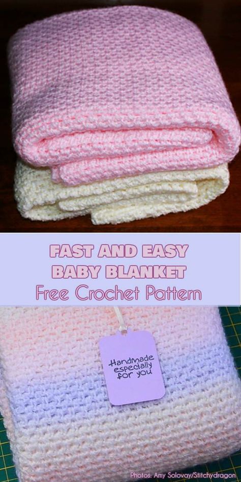 Baby Blanket Free Pattern, Easiest Crochet, Crochet Baby Blanket Beginner, Crochet Baby Blanket Free Pattern, Easy Baby Blanket, Easy Crochet Baby Blanket, Crochet For Beginners Blanket, Easy Crochet Blanket, Easy Crochet Baby