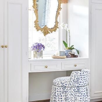 Walk In Wardrobe Design Ideas - Page 2 Sarah Bartholomew, Closet Vanity, Vanity Chair, May Designs, Chinoiserie Chic, Vanity Stool, Design Del Prodotto, A Mirror, Makeup Vanity