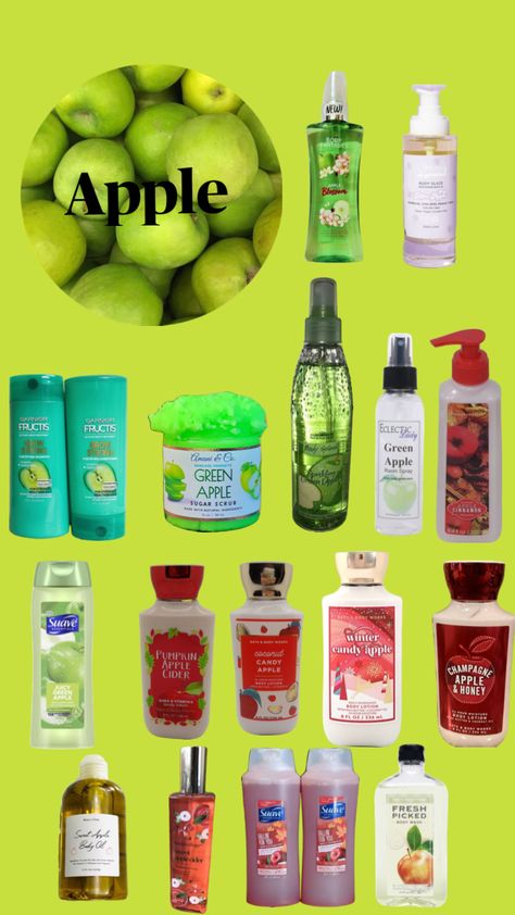 #appleproducts #apple #apples How To Smell Like Apples, How To Smell Like Green Apples, Apple Cinnamon Perfume, Apple Juice Perfume, Personal Cleanliness, Green Apple Scent, Apple Scented Candles, Winter Candy Apple, Luscious Hair