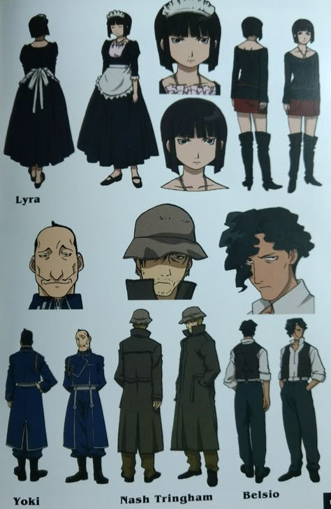 Fullmetal Alchemist Character Design, Fma Oc, Fma Official Art, Steam Punk World, Fma 2003, Fullmetal Alchemist 2003, Characters Sheet, Art Styles Anime, Steampunk Clothes