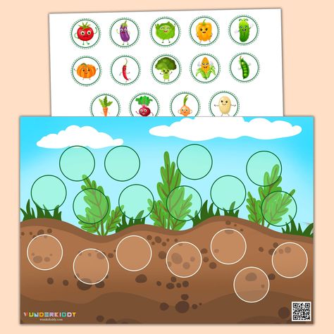 Sheet Vegetables, Vegetables Kindergarten, Vegetable Activity For Kids, Healthy Food Activities For Preschool, Ochrana Prírody, Vegetable Crafts, Kids Vegetables, Vegetable Pictures, Garden Activities