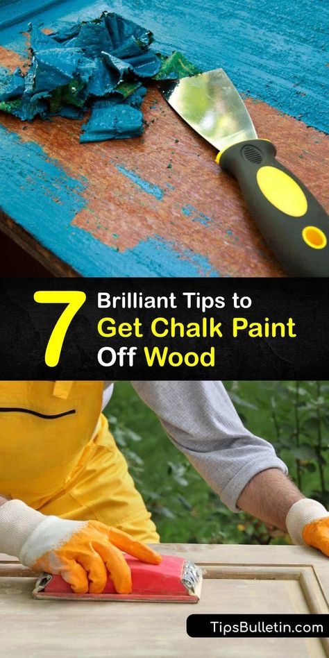 Annie Sloan chalk paint is extremely popular; many people have chalk marker designs or chalk painted furniture in the house. Removing chalk paint is a little different than latex paint. Learn how in this guide to all things chalkboard paint. #remove #chalk #paint #wood How To Strip Chalk Paint From Furniture, How To Remove Wax From Furniture, Removing Chalk Paint From Furniture, How To Remove Chalk Paint From Furniture, Stripping Chalk Paint From Wood, Remove Chalk Paint From Wood, Best Way To Remove Paint From Wood, Remove Old Paint From Wood, Removing Chalk Marker From Chalkboard