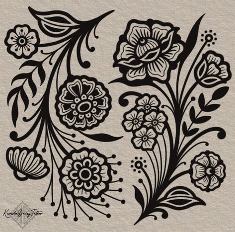 Getting Tattooed, Nouveau Tattoo, Traditional Tattoo Flowers, Timeless Tattoo, Daisy London, Poppies Tattoo, Folk Art Flowers, Tattoo Portfolio, American Traditional Tattoo