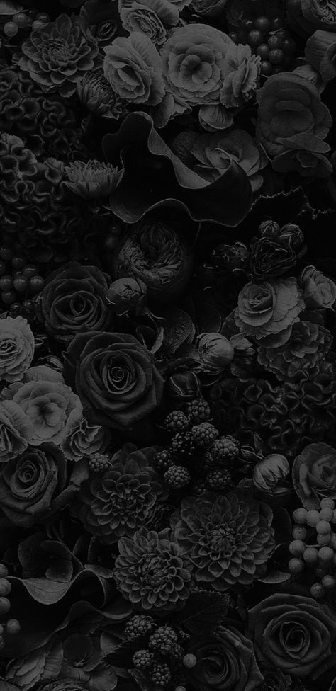 Dark Flowers Background, Gothic Valentine Aesthetic, Pretty Dark Backgrounds, Black Flowers Aesthetic Wallpaper, Gothic Background Wallpapers, Black Flowers Background, Black Boho Aesthetic, Dark Textured Wallpaper, Dark Flower Background