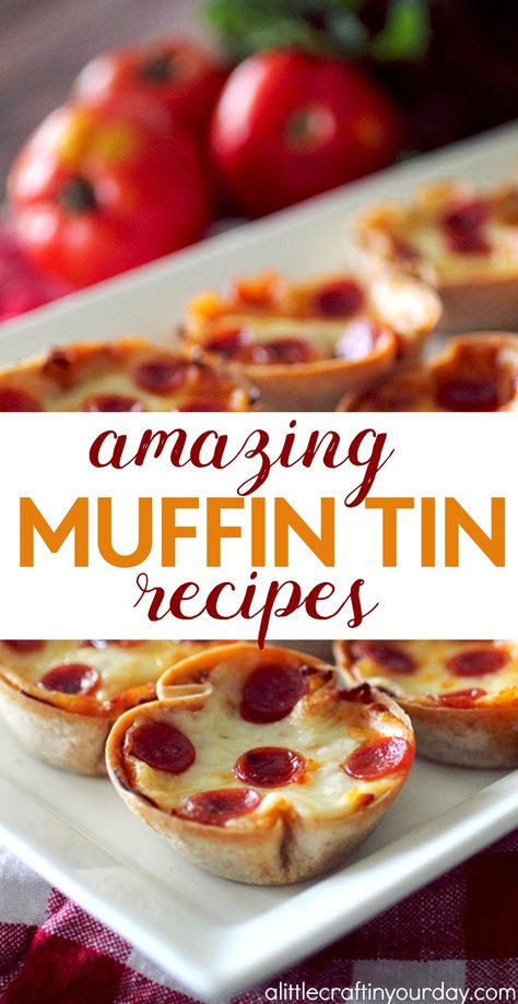 Amazing Muffin Tin Recipes - A Little Craft In Your Day Party Appetizers Easy Cheap, Party Dinner Recipes, Mini Muffin Tin Recipes, Muffin Meals, Snack Quick, Muffin Cups Recipes, Muffin Pan Recipes, Muffin Tin Meals, Entree Ideas