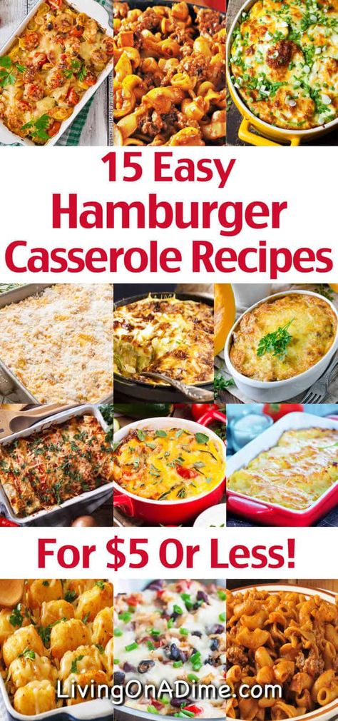 Easy Hamburger Casserole Recipes, Hamburger Casserole Recipes, Best Hamburger Casserole Recipes, Burger Meals, Hamburger Meat Recipes Easy, Family Recipies, Easy Hamburger Casserole, Hamburger Meals, Church Recipes