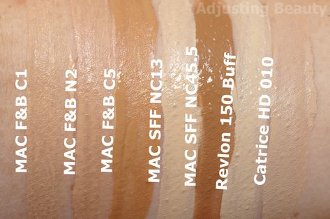 MAC Studio Face And Body Foundation - C1 - Adjusting Beauty Mac Face And Body, Mac Studio Fix Fluid, Avon Mark, Body Foundation, Nars Blush, Mac Studio, Colors For Skin Tone, Lots Of Makeup, Studio Fix