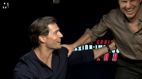 Tom Cruise interrupted our interview with Henry Cavill for Mission: Impossible Fallout | Metro News Tom Cruise Cursed Image, Tom Cruise And Henry Cavill, August Walker, Tom Cruise Hot, Tom Cruise Mission Impossible, Mission Impossible Fallout, Ethan Hunt, British Gentleman, Love Henry