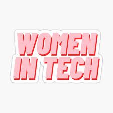 Women in Tech" Sticker for Sale by polishalpaca | Redbubble Woman In Tech, Coding Stickers, Nice Fonts, Tech Stickers, Coder Girl, 2024 Affirmations, Job Goals, Women In Tech, Journaling Paper