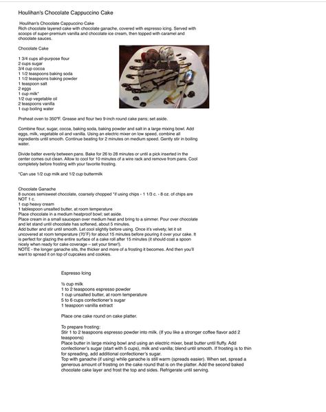 Houlihan's Chocolate Cappuccino Cake Cappuccino Cake Recipe, Cappuccino Cake, Cappuccino Recipe, Awesome Desserts, Chocolate Cappuccino, Chocolate Layer Cake, Sweet Treats Recipes, Cake Fillings, Sweetest Thing