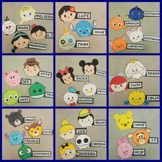 Disney Tsum Tsum doors decs #reslife #ra #disney #doordecs Disney Door Decs Resident Assistant, Disney Door Decs, Disney Bulletin Boards, Ra Programs, Res Life Door Decs, Ra Decorations, Dorm Themes, Classroom Designs, Ra Door Decs