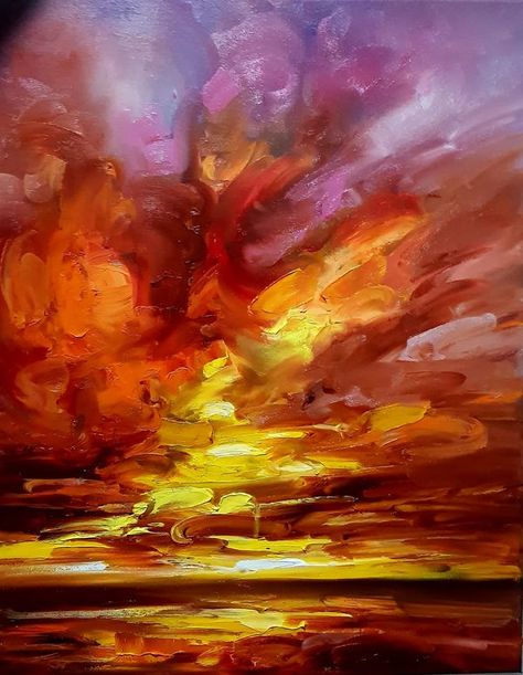 I love impressionism | My new oil paint on canvas,title, Sunset Beauty, size 38/50Cm . | Facebook Orange Aesthetic Painting, Orange Art Aesthetic, Art Aesthetic Painting, Orange Highlights, Inspiration Painting, Orange Aesthetic, Orange Art, Paint On Canvas, Aesthetic Painting