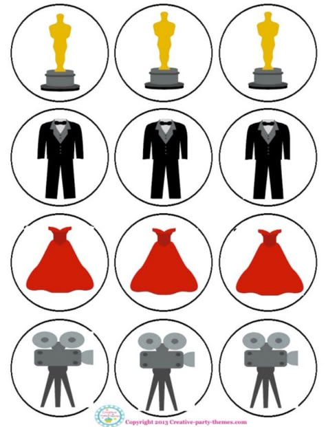 Hollywood Party Printables Hollywood Teacher Appreciation, Oscar Party Ideas, Hollywood Classroom, Hollywood Theme Classroom, Hollywood Birthday Parties, Oscars Party Ideas, Academy Awards Party, Oscar Awards, Hollywood Birthday