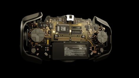 ArtStation - Gaming console concept, OBERFETT | Kirill Chepizhko Console Concept, Portable Game Console, Portable Console, Gaming System, Latest Tech Gadgets, Pcb Design, Fusion 360, Futuristic Technology, Gaming Console