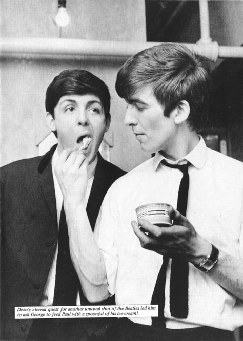 Paul McCartney and George Harrison: May 26, 1963