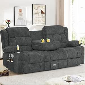 Gray Sofas, Loveseat Recliners, Backrest Design, Couch For Living Room, Sofa With Storage, Modern Minimalist Style, Reclining Loveseat, Lean Back, Recliner Sofa