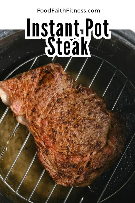 Instapot Steak Recipes, Instant Pot Round Steak Recipes, Surf And Turf Recipes, Air Fryer Lobster, Top Sirloin Steak Recipe, Pressure Cooker Steak, Instant Pot Steak, Sirloin Steak Recipes, Lobster Recipe