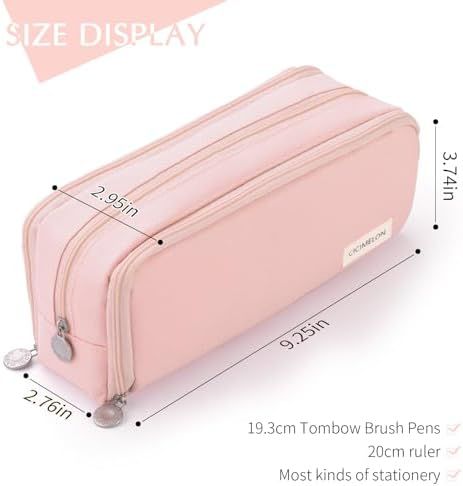 Wholesale CICIMELON Large Capacity Pencil Case 3 Compartment Pouch Pen Bag for School Teen Girl Boy Men Women (Pink) Supplier Check more at https://www.alppm.com/product/wholesale-cicimelon-large-capacity-pencil-case-3-compartment-pouch-pen-bag-for-school-teen-girl-boy-men-women-pink-supplier Bag For School, Product Showcase, Pen Bag, Women Pink, Pencil Case, Pencil, Pen, Pouch, Pink