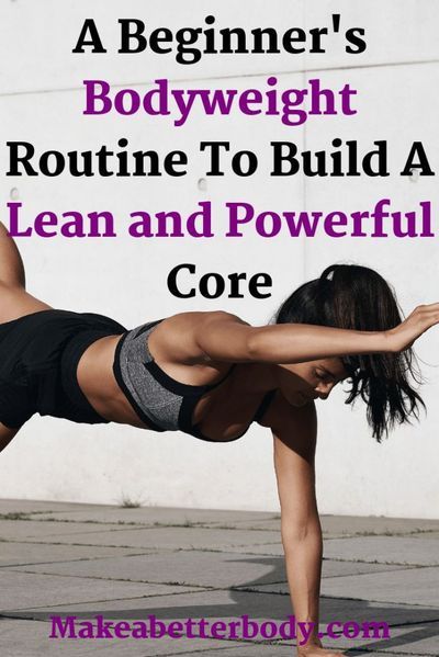 Core Bodyweight Workout, Building Core Strength, Core Workout For Beginners, Tummy Exercise, Best Beginner Workout, Chest Exercise, Beginner Fitness, Bodyweight Strength Training, Easy Abs