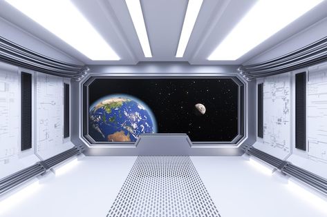 Spaceship Interior Concept Art, Spaceship Control Room, Inside Spaceship, White Room Interior, Spaceship Bedroom, Spaceship Background, Spaceship Room, Space And Earth, Space Station Interior