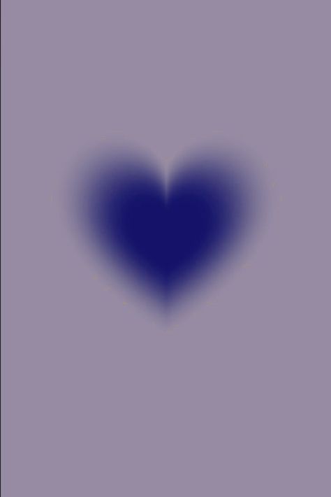 Blurry Heart, Heart Background, For Wallpaper, Aesthetic Blue, Purple, Blue