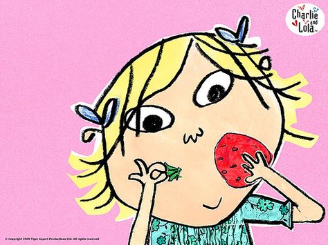 Charlie And Lola, Pink Milk, A Girl, Milk, Friends Family, With Friends, The World, Pink