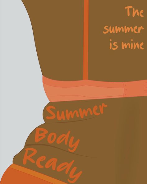 Summer’s finally arrived! 🌅🏖️✨ Don’t matter how you look, showcase your summer body! beautiful as you are #summer #illustration #flatillustration #posterdesign #graphicdesign #selflove #summerbody Summer Phrases, 2025 Goal, Summer Illustration, Summer Body, Mood Board, Vision Board, Spa, Matter, Collage