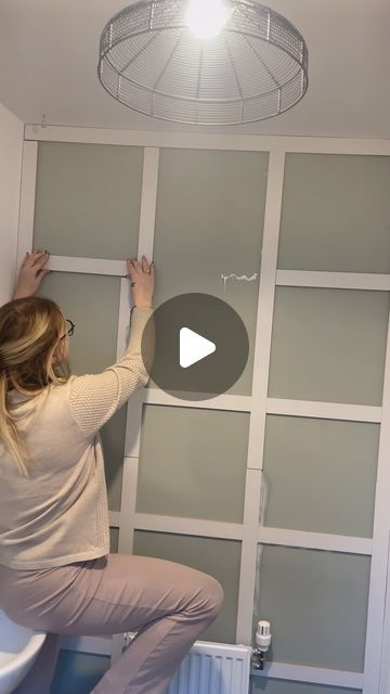 Brittani | B, B and B Home 🖤 on Instagram: "Have you ever wanted to panel your home? I have the easiest solution for you! AD - I ordered these panels from @cutmy.uk I went on their website and entered the wall dimensions and how many rows and columns I wanted and the panels all came cut to size! It was so easy to do! @cutmy.uk have also been kind enough to give me a discount code for my followers 🥰 use code “bbandbhome10” for 10% off of all orders over £50! Have you ever panelled your home or want to panel your home? #cutmypanels #panelling #bathroompanelling #diypanellingproject #shakerpanelling #newbuildhome #newbuildbathroom" Square Panelling, Raised Panel Walls, Panelling Ideas, Panelled Walls, Rows And Columns, Wall Paneling Diy, B And B, Timber Panelling, My Followers