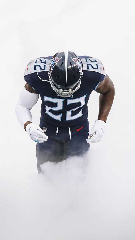 Derrick Henry Wallpaper, Henry Wallpaper, Titans Wallpaper, Football Wallpaper Iphone, Nfl Titans, Tennessee Titans Football, Football Run, Titans Football, Football Usa