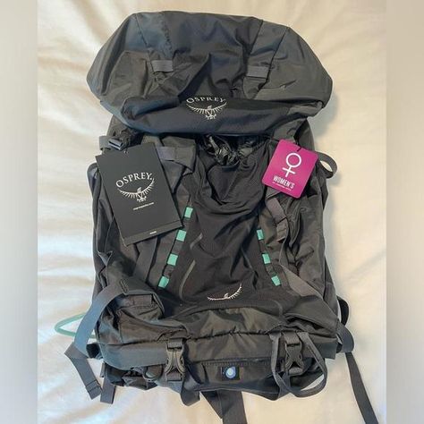 NWT Osprey Kyte 46 Pack - Women Osprey Daylite, Daypack Backpack, Hydration Backpack, Everyday Backpack, Hiking Backpack, Outdoor Hiking, Womens Backpack, Blue Fashion, Backpacking