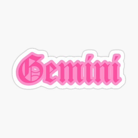 Gemini pink aesthetic for the astro girlies. • Millions of unique designs by independent artists. Find your thing. Gemini Energy Aesthetic, Gemini Zodiac Aesthetic, Gemini Pink Aesthetic, Gemini Pink Wallpaper, Gemini Symbol Aesthetic, Elle Woods, Regina George, Gemini Zodiac, Digital Gift Card