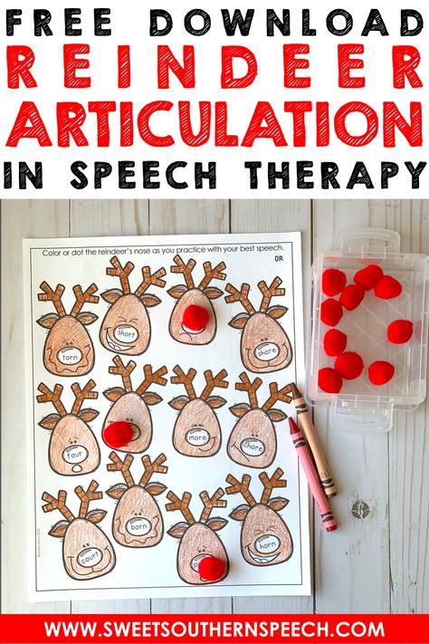 Christmas Activities In Speech Therapy - Sweet Southern Speech Christmas Articulation Activities, Holiday Speech Therapy Activities, Winter Slp Activities, Christmas Speech Therapy Activities Preschool, Gingerbread Speech Therapy Activities, Speech Therapy Christmas Activities, Speech Therapy Winter Activities, Christmas Speech Therapy Activities, Winter Speech Therapy Activities