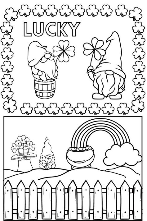 st patricks day crafts for kids, easy st patricks day crafts for kids, st patricks day coloring sheets, st patricks day coloring sheets for kids, saint patricks day coloring pages, st patricks day gnome coloring pages, cute st patricks day coloring pages Coloring Pages Easy, St Patric, St Patricks Day Crafts For Kids, Fun Images, Color Sheets, Colouring Sheets, St Patrick's Day Crafts, Fantasy Fairy, Luck Of The Irish