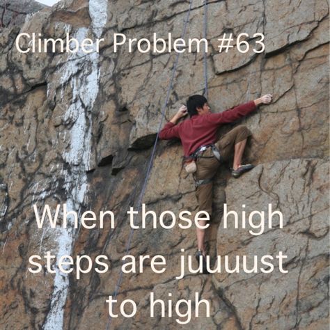 Climber Problems Climber Problems, Rock Climbing Workout, Climbing Quotes, Climbing Knots, Climbing Workout, Charlie Horse, Funny Rock, Hip Problems, Rock Climbers