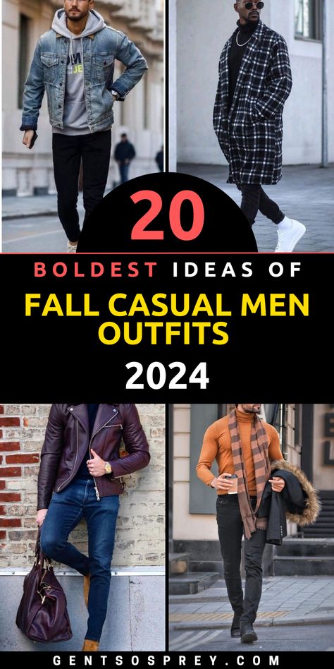 20 Casual Fall Outfits for Men in 2024: Stylish and Comfortable Looks for Every Day Men's Casual Fall Outfits, Casual Fall Outfits For Men, Grey Chelsea Boots Men, Mens Date Night Outfit, Casual Outfits Men Fall, Fall Outfits For Men, Date Night Outfit Men, Flannel Outfits Fall, Fall Menswear