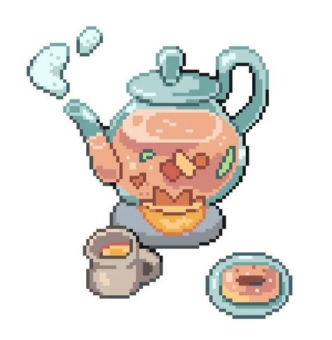 Pixel Art Food, Pixel Animation, Pixel Art Templates, Cool Pixel Art, Pix Art, Pixel Art Games, Cute Food Art, Art Folder, Pixel Art Design