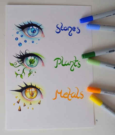 ArtStation - The Power Of White Magic / Eye Series / Copic Marker, Lighane's Artblog Lips Drawings, Coptic Markers, Pretty Features, Youtube Drawing, Copic Marker Art, Eyes Artwork, Sketching Ideas, Copic Art, Fantasy Land