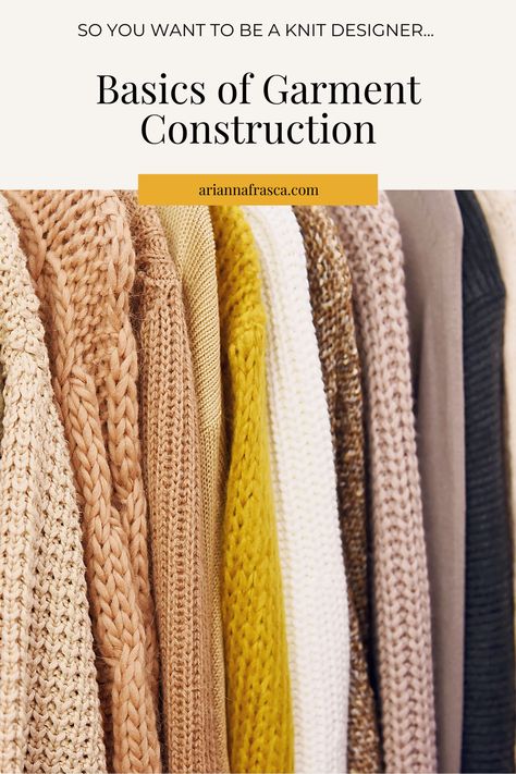 Master Garment Construction with This Knit Designer’s Guide. Understanding the basics of garment construction can transform your knitwear from average to exceptional. This post dives deep into key skills every knit designer needs, including stitch patterns, fit, and shaping. If you want your designs to fit beautifully and feel amazing, this is for you! Visit my blog for all the details. #BasicsOfGarmentConstruction #KnitDesign Structured Garments, Knit Designers, Garment Construction, Blanket Cardigan, Crochet Classes, Raglan Sweater, Sock Knitting Patterns, Next Fashion, Knitwear Design