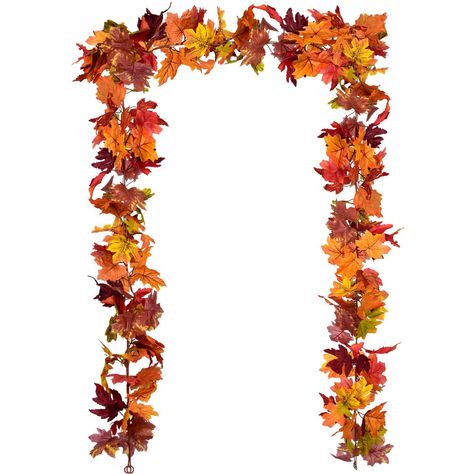 Amazon's Cozy Fall Decor Section Is Filled With Warm and Comfy Gems Starting at $11 Thanksgiving Fireplace, Foliage Garland, Wedding Fireplace, Outdoor Fall Decor Ideas, Vine Garland, Fall Leaf Garland, Hanging Vines, Autumn Foliage, Fall Garland