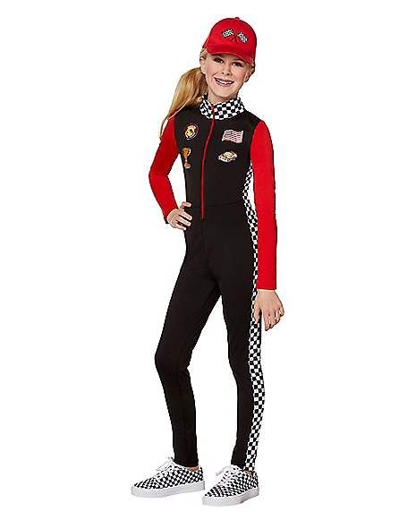 Kids Racecar Driver Costume - Spirithalloween.com Racecar Driver Costume, Race Car Girls, Race Car Driver Halloween Costume, Race Car Driver Costume, Racecar Driver, Kids Races, Race Car Driver, Transform Yourself, Race Car Birthday Party