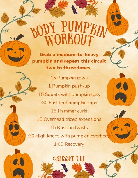 Tis the pumpkin season! Looking for more fall into fitness ideas? Check out our blog! October Fitness Challenge, Halloween Fitness Challenge, Halloween Workouts, Pumpkin Tap, Pumpkin Workout, Fall Workouts, Fall Fitness Challenge, Halloween Workout, Fall Workout