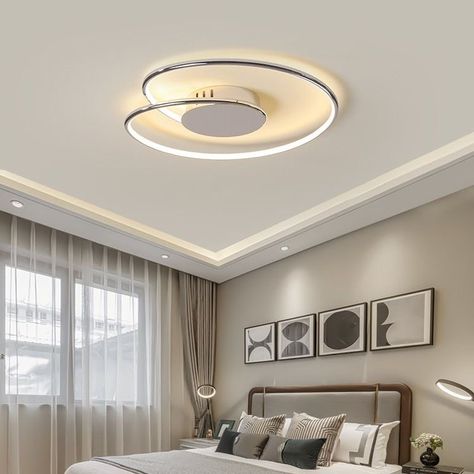 Furnitur Ruang Keluarga, Interior Ceiling Design, House Ceiling Design, Modern Ceiling Lamps, Ceiling Design Living Room, Ceiling Design Modern, Modern Led Ceiling Lights, Ceiling Light Design, Study Room Decor