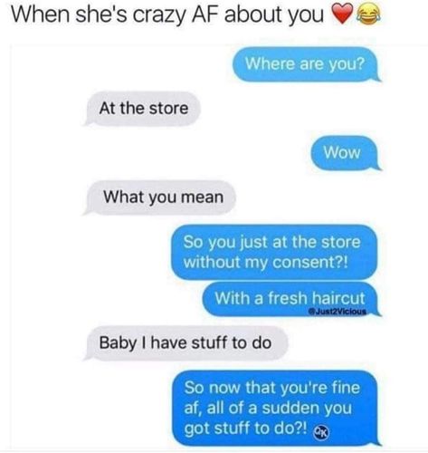 Boyfriend Girlfriend Texts, Crazy Girlfriend Meme, Clingy Girlfriend, Couples Quotes For Him, Type Of Girlfriend, Video Sport, Cute Text, Cute Couples Texts, Funny Texts Crush