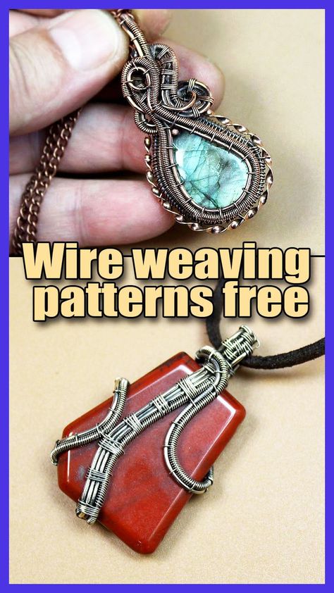 Basic weaves to use with five wire frames. Wire weaving patterns free. Wire weaving tutorials jewelry.
If you are a newbie in wire work, I will lead you through the details of how to master this technique. You can use it to create beautiful jewelry pices and accessories. Experienced craftsmen will also be interested in my lessons. I will show you my unique designs. You might like it and want to do exactly the same. Thus you are able to find something new for your works. Wire Weaving Patterns, Diy Wire Wrapped Jewelry, Wire Weaving Techniques, Jewelry Tutorials Free, Wire Weaving Tutorial, Wire Jewelry Patterns, Wire Wrapped Stone Jewelry, Wire Wrap Jewelry Designs, Wire Wrapped Jewelry Diy