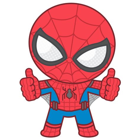 Spider-Man: Homecoming sticker Chibi Spiderman, Superhero Background, All Spiderman, Iron Man Marvel, Chibi Marvel, Baby Spiderman, Spiderman Face, Spiderman Coloring, Spiderman Cartoon